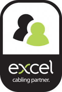 Excel cabling partner logo, partnered with Link CCTV Systems.