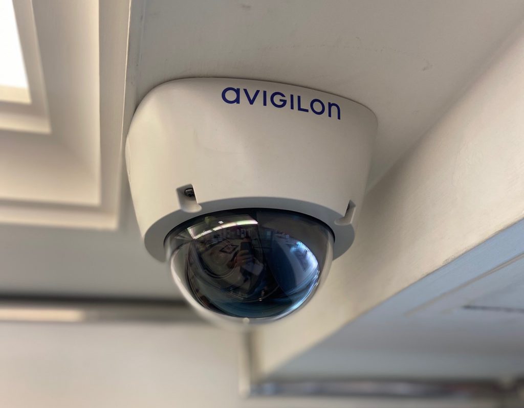 An Avigilon camera installed by Link CCTV Systems at the Galleria in Hertfordshire