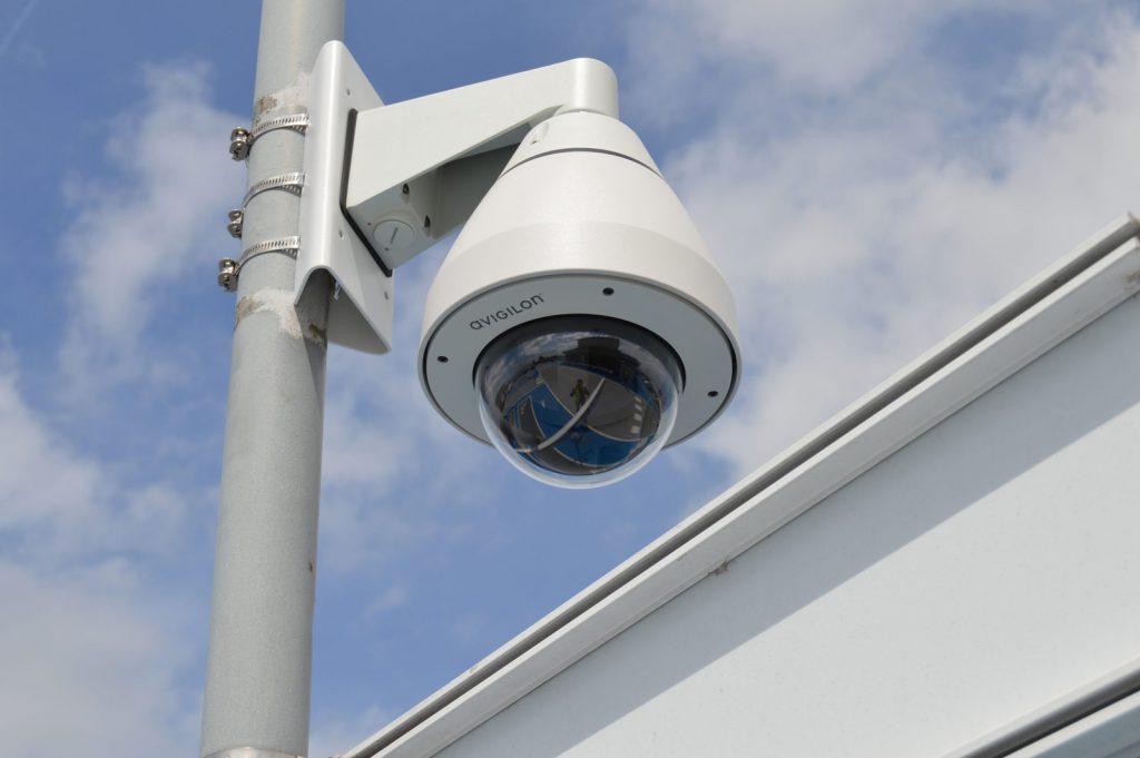 A cctv camera installed by Link CCTV Systems at Midsummer Place in Milton Keynes.