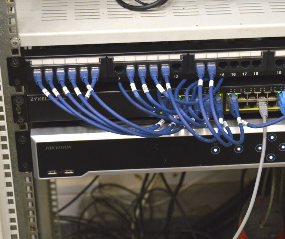 Fibre Optic networking installed by Link CCTV Systems.