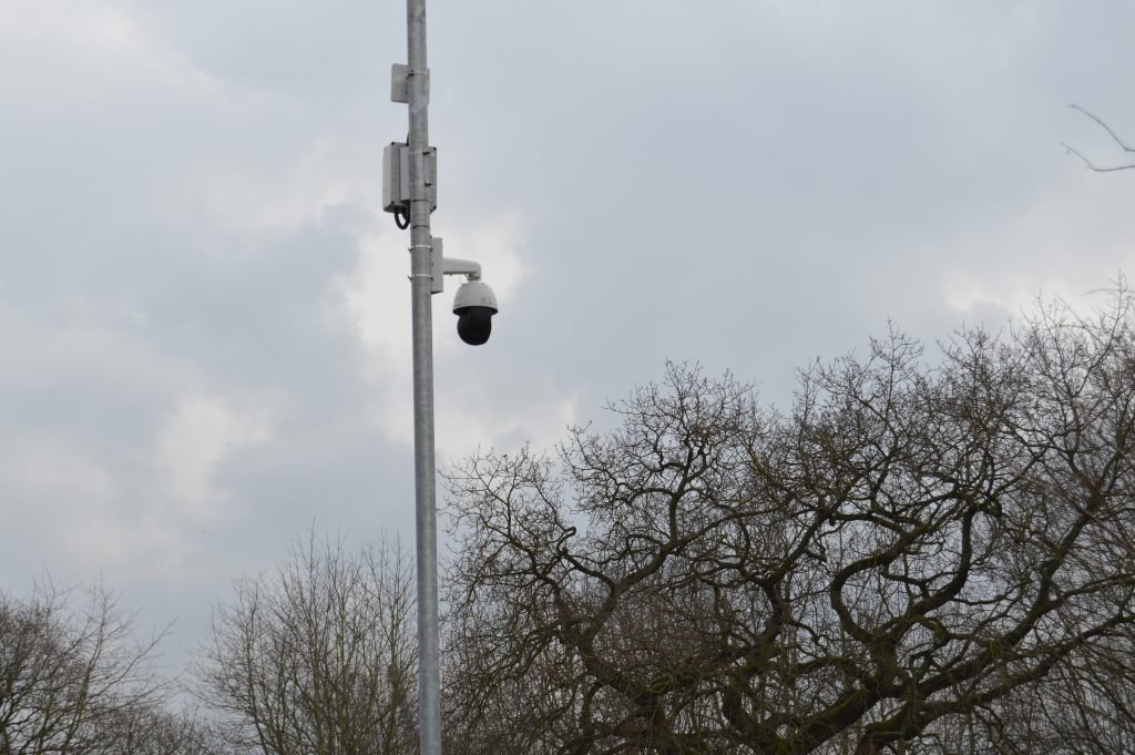 A CCTV Camera installed by Link CCTV Systems in Chelmsford.